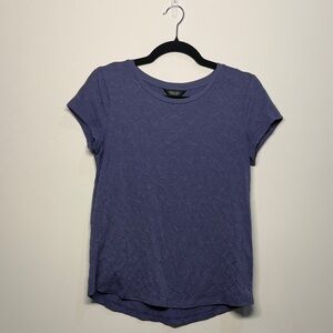 Simply Vera Vera Wang Short Sleeve Top in Purple